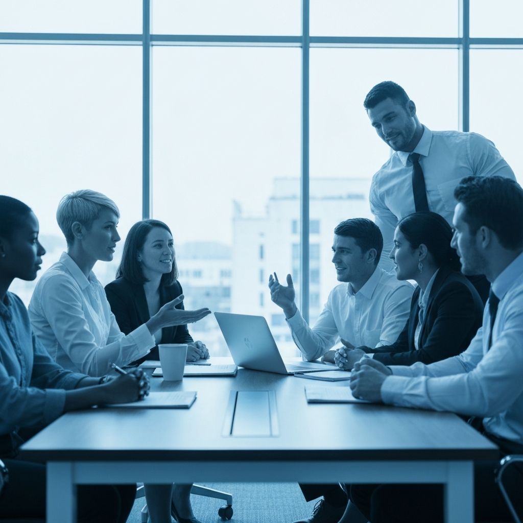 Business team meeting